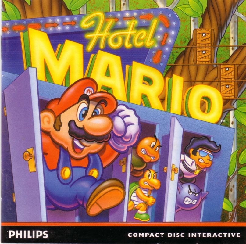 Hotel Mario box art for CD-i